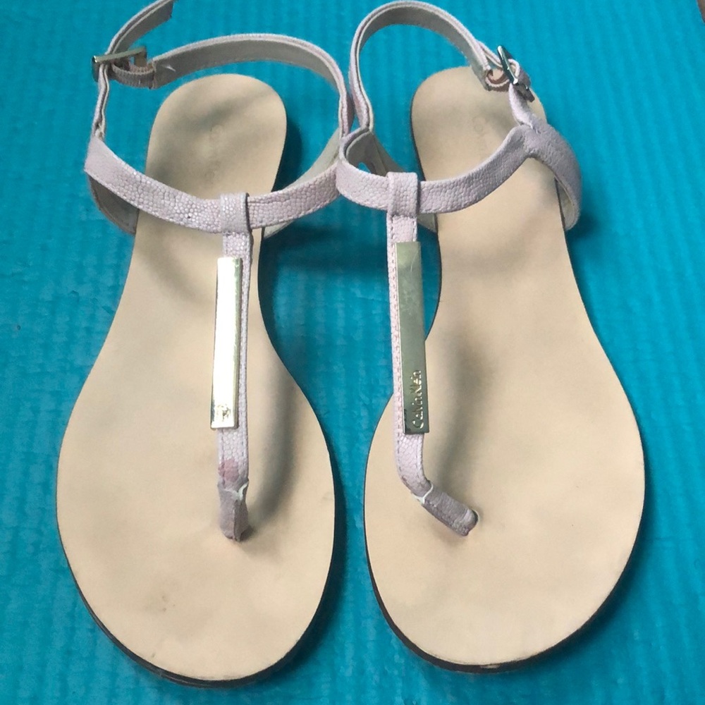 Light pink Calvin Klein sandals
